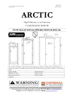 Thermal Solutions Arctic 1000 Installation & Operation Manual preview