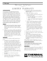 Preview for 92 page of Thermal Solutions EVS SERIES Installation, Operating And Service Instructions