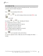 Предварительный просмотр 17 страницы Thermal Technology CLAYSTEEL L User And Maintenance Instructions