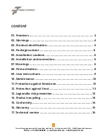 Предварительный просмотр 3 страницы Thermal Technology WABO NTA 100L User And Maintenance Instructions