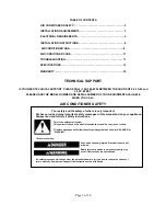 Preview for 2 page of Thermal Zone 420-0030 Installation And Operation Manual