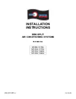 Thermal Zone MS212A13115A Installation Instructions Manual preview