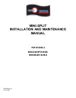 Thermal Zone MSC424A13230A Installation And Maintenance Manual preview