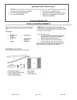 Preview for 3 page of Thermal Zone WAC6115R Installation And Operation Manual