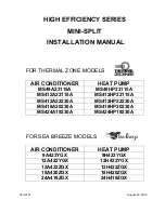 Thermal 12A422YGX Installation Manual preview