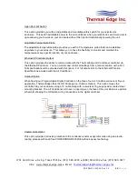 Предварительный просмотр 12 страницы Thermal CS011126 User'S & Technical Manual