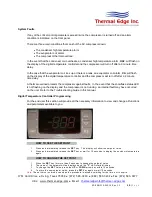 Предварительный просмотр 13 страницы Thermal WF060 Series User'S & Technical Manual