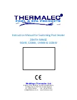 Thermalec ZENITH  ZHR 96 Instruction Manual preview