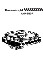 Thermalright AXP-200R Manual preview