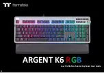 Preview for 1 page of Thermaltake ARGENT K6 RGB User Manual