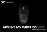 Thermaltake ARGENT M5 WIRELESS RGB User Manual preview