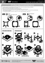 Предварительный просмотр 2 страницы Thermaltake CLM360 Installation Manual