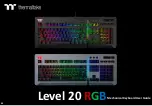 Preview for 1 page of Thermaltake Level 20 RGB User Manual