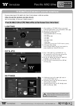 Предварительный просмотр 3 страницы Thermaltake Pacific MX2 Ultra Quick Start Manual