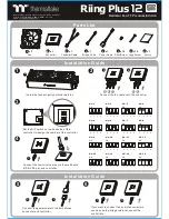 Предварительный просмотр 1 страницы Thermaltake Riing Plus 12 Installation Manual