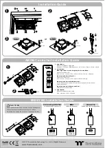 Предварительный просмотр 2 страницы Thermaltake TH240 ARGB Sync Quick Start Manual