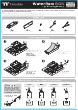 Preview for 1 page of Thermaltake WaterRam RGB Manual