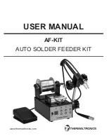 Thermaltronics AF-KIT User Manual preview