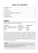 Предварительный просмотр 3 страницы Thermaltronics TMT-2000S User Manual