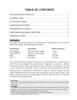 Preview for 3 page of Thermaltronics TMT-5000S User Manual