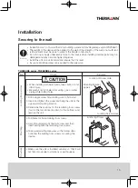 Предварительный просмотр 19 страницы Thermann TH28ENR6L Installer Manual