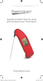 Preview for 3 page of Thermapen Classic Manual