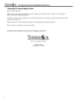 Preview for 12 page of Thermasol AF Series Installation & Operation Manual