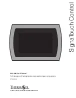 Preview for 1 page of Thermasol SignaTouch STCX Series Installation Manual