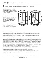 Preview for 2 page of Thermasol SignaTouch STCX Series Installation Manual