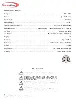 Preview for 4 page of ThermaWave Polar Owner'S Manual