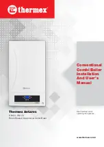 Предварительный просмотр 1 страницы THERMEx Antares HM 24 Installation And User Manual