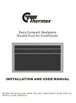 THERMEx Easy Compact Heatpump Installation And User Manual preview