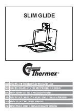 THERMEx Slim Glide Instruction On Mounting And Use Manual preview