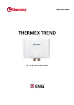 Preview for 1 page of THERMEx Trend 4500 User Manual