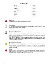 Preview for 3 page of THERMEx Trend 4500 User Manual