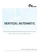 Preview for 1 page of THERMEx VERTICAL AUTOMATIC Mounting Instruction