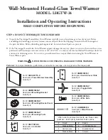 Preview for 2 page of Thermique LHGTW-24 Owner'S Manual