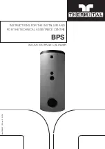 thermital 20052815 Instructions For The Installer And For The Technical Assistance Centre preview