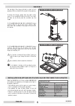 Предварительный просмотр 8 страницы thermital 20052817 Instructions For The Installer And The Technical Assistance Service