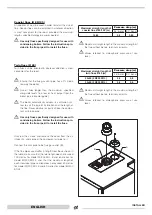 Preview for 34 page of thermital 20105840 Installation And Maintenance Manual