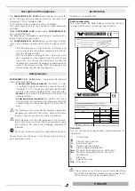 Preview for 5 page of thermital 20109806 Installation And Maintenance Manual