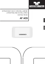 thermital 20112950 Operating And Installation Instructions preview