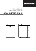 Предварительный просмотр 1 страницы thermital 20132486 Installation And Maintenance Manual