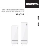 Preview for 1 page of thermital AF ACS 220 B Operating And Installation Instructions