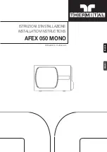 thermital AFEX 050 MONO Installation Instructions Manual preview