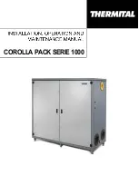 Preview for 1 page of thermital COROLLA PACK 1000 Series Installation, Operation And Maintenance Manual