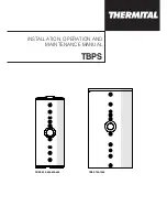 Предварительный просмотр 1 страницы thermital TBPS 200 KOMPACT Installation, Operation And Maintenance Manual