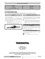 Предварительный просмотр 8 страницы thermital TBPS 200 KOMPACT Installation, Operation And Maintenance Manual