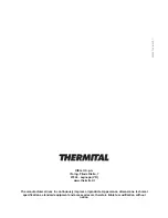 Preview for 28 page of thermital THE/COMBI3 1000 Installation And Maintenance Manual