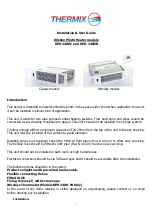 Thermix KPH 2400C Installation & User Manual предпросмотр